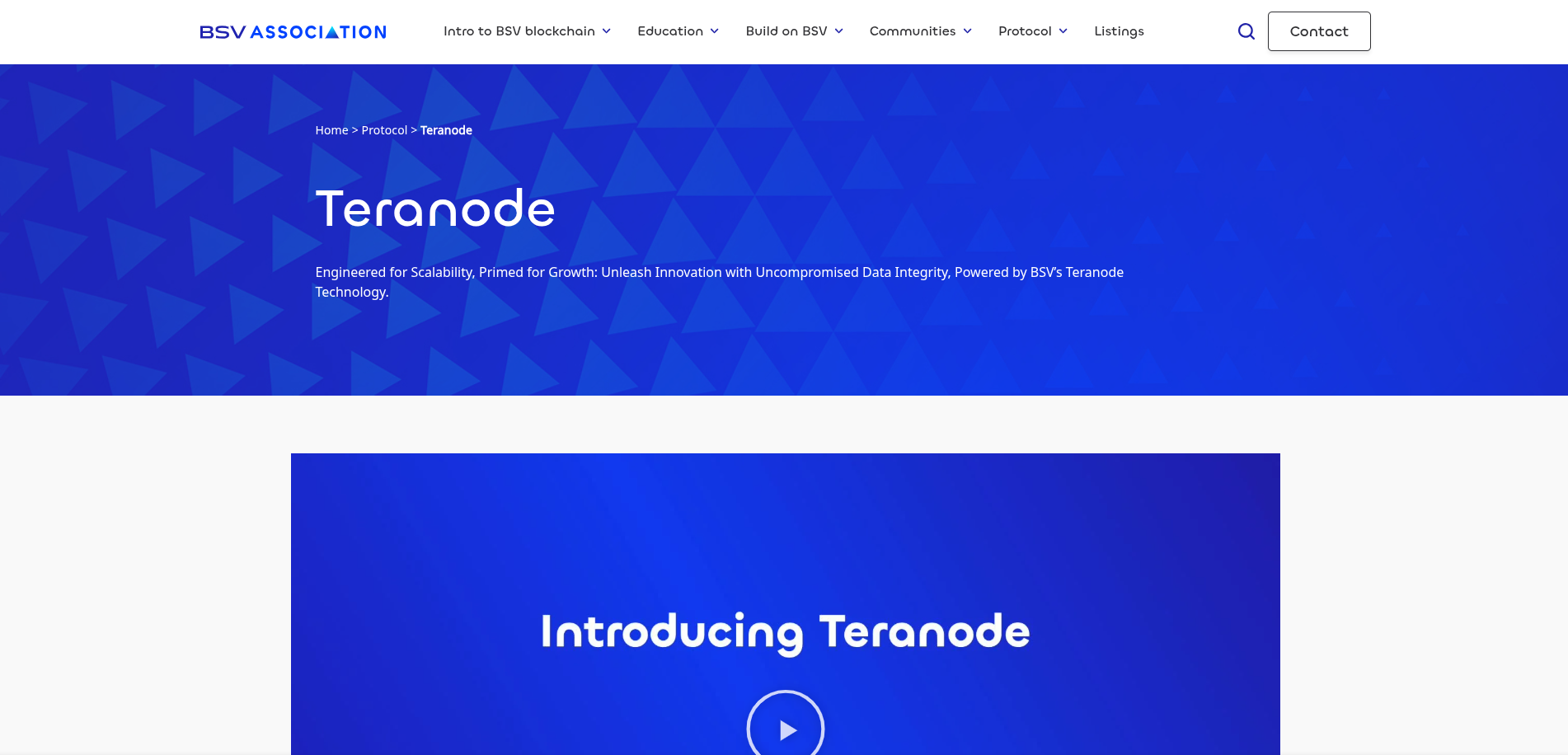 Teranode preview
